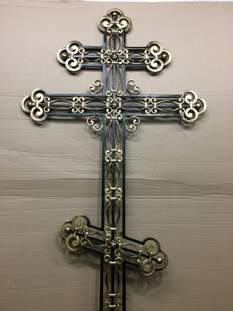 Кованый крест для могилы К29